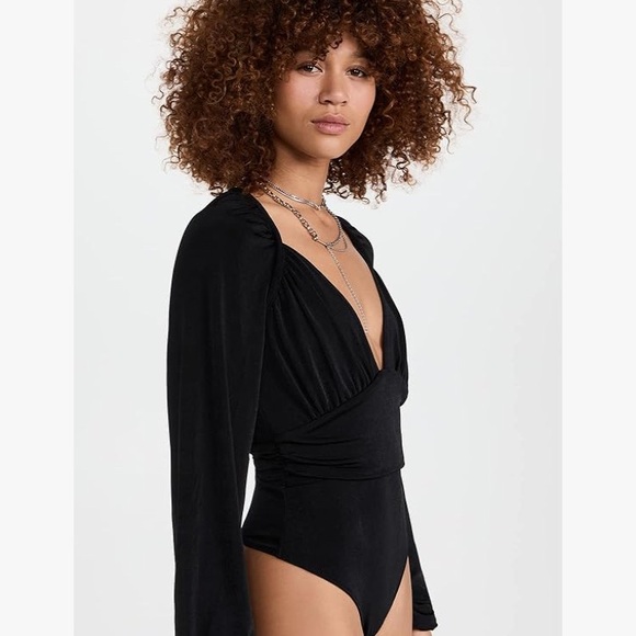 Free People Intimately In Your Arms bodysuit black size S excellent condition - Picture 4 of 9